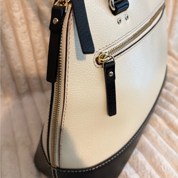 Kate Spade Black and White Satchel - Picture 2 of 9